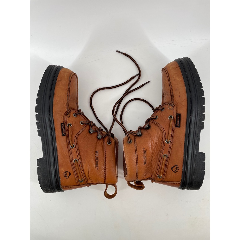Wolverine Work Boots Women's 7.5 Steel Toe 5" Moc Toe‎ Chukka
